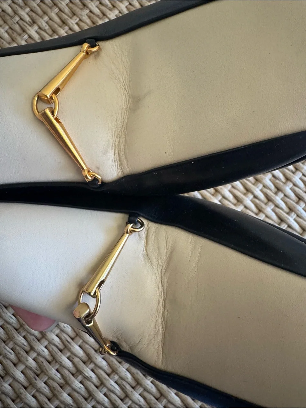 Tory Burch Equestrian Link Heeled Mules - Used